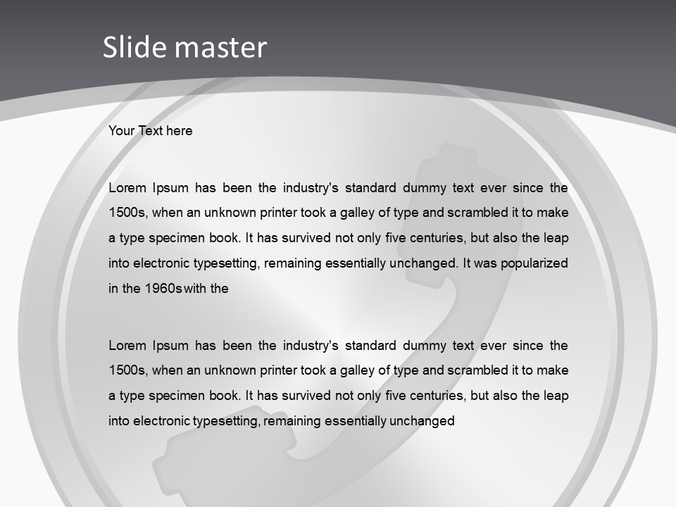 A Metal Button With A Phone On It PowerPoint Template