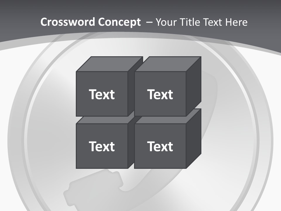 A Metal Button With A Phone On It PowerPoint Template