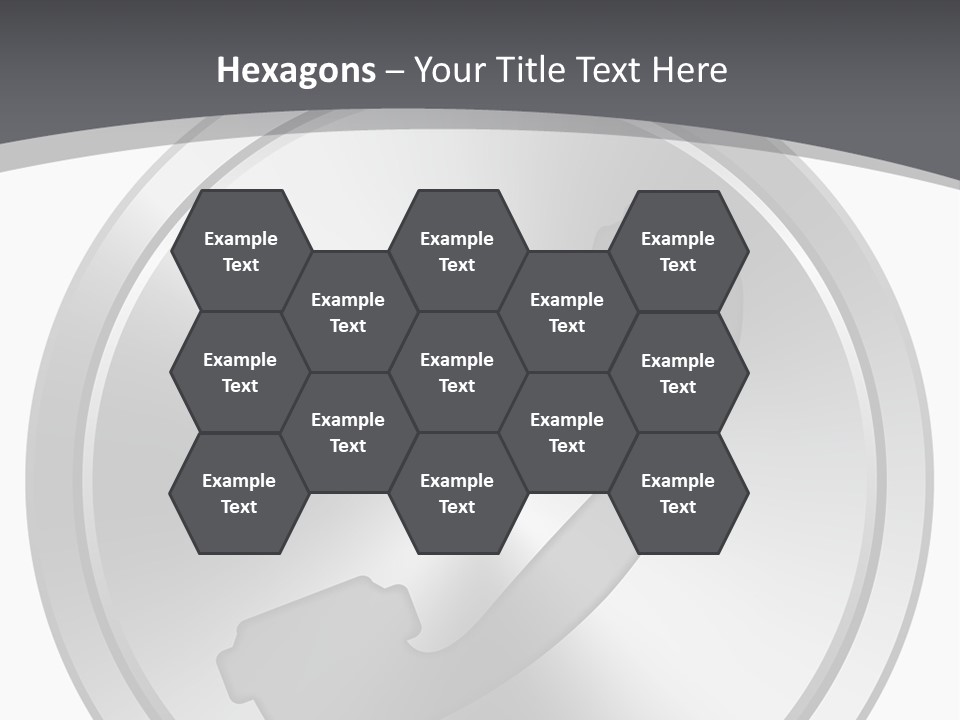 A Metal Button With A Phone On It PowerPoint Template