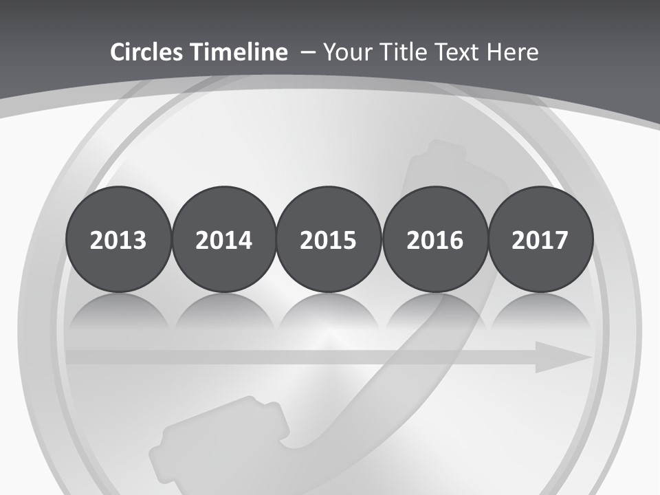 A Metal Button With A Phone On It PowerPoint Template