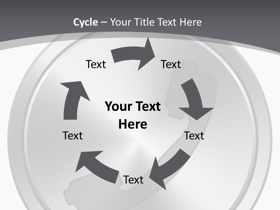 A Metal Button With A Phone On It PowerPoint Template