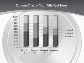 A Metal Button With A Phone On It PowerPoint Template