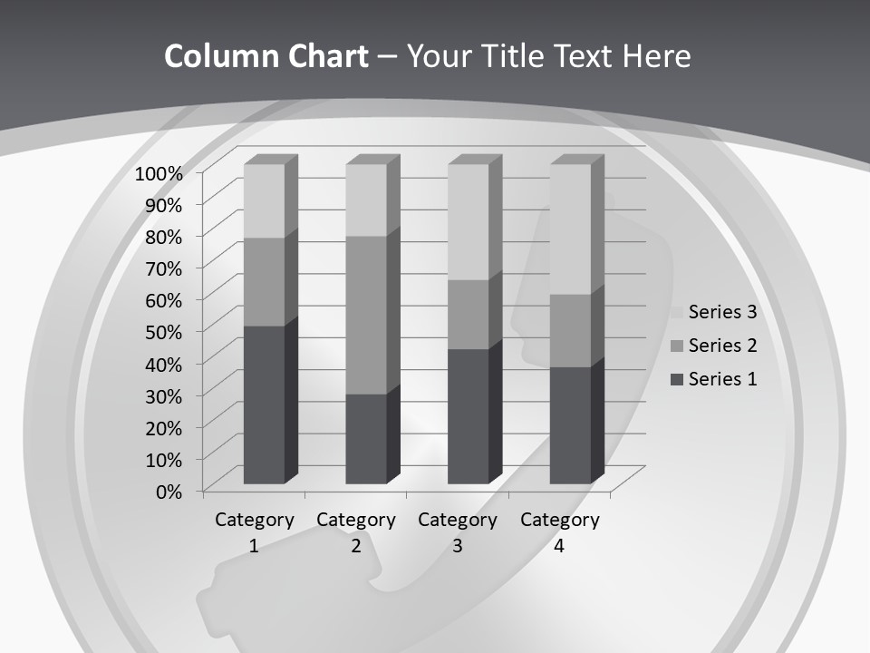 A Metal Button With A Phone On It PowerPoint Template