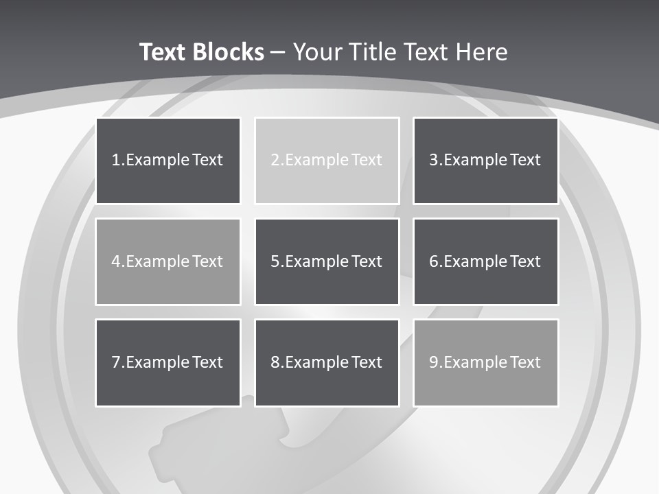 A Metal Button With A Phone On It PowerPoint Template