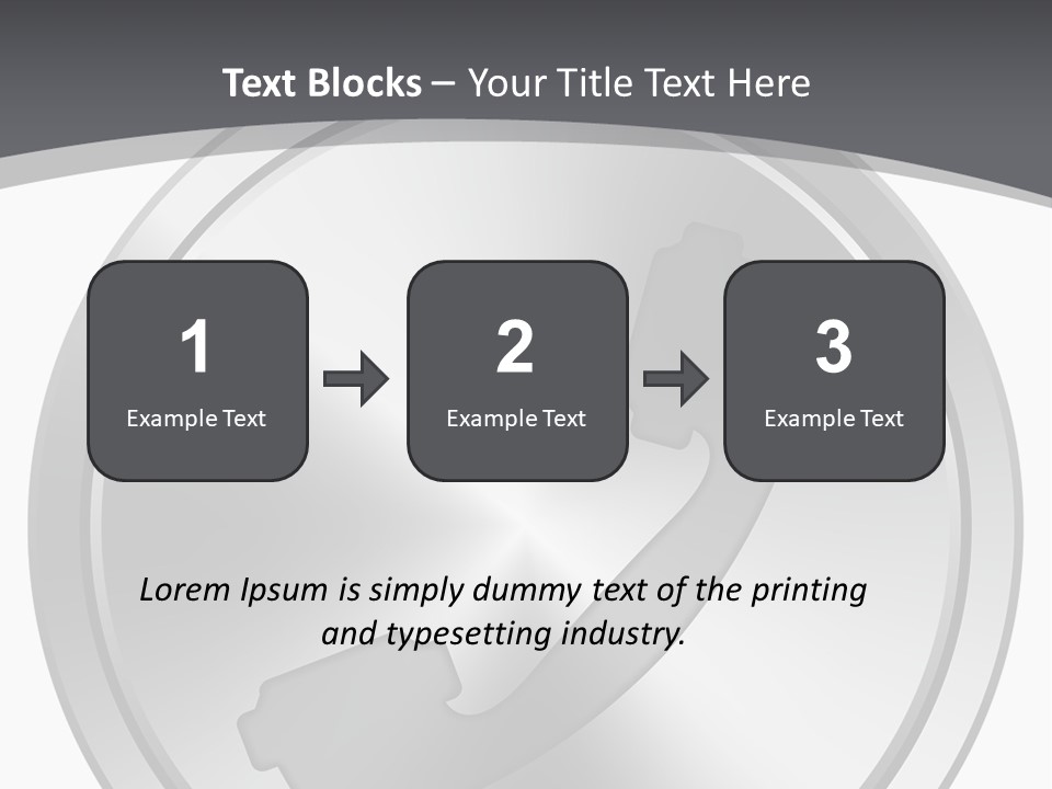 A Metal Button With A Phone On It PowerPoint Template