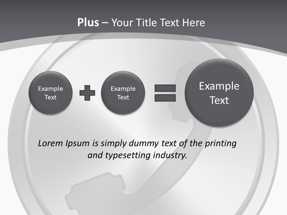 A Metal Button With A Phone On It PowerPoint Template
