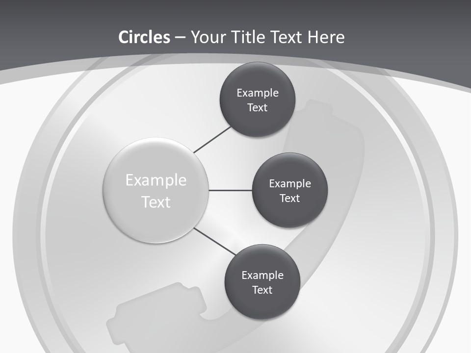 A Metal Button With A Phone On It PowerPoint Template