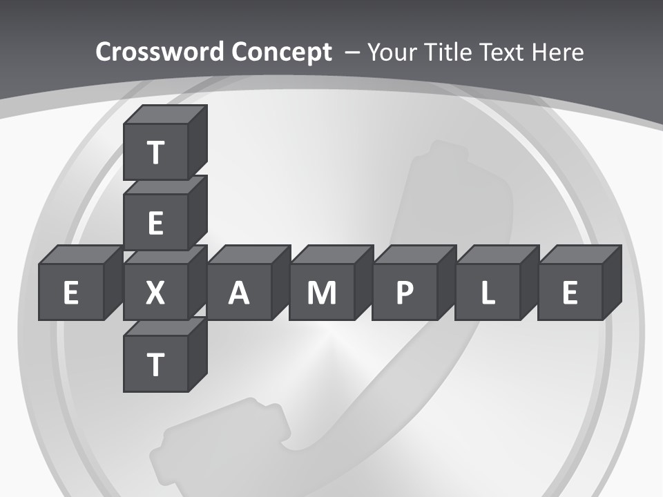 A Metal Button With A Phone On It PowerPoint Template