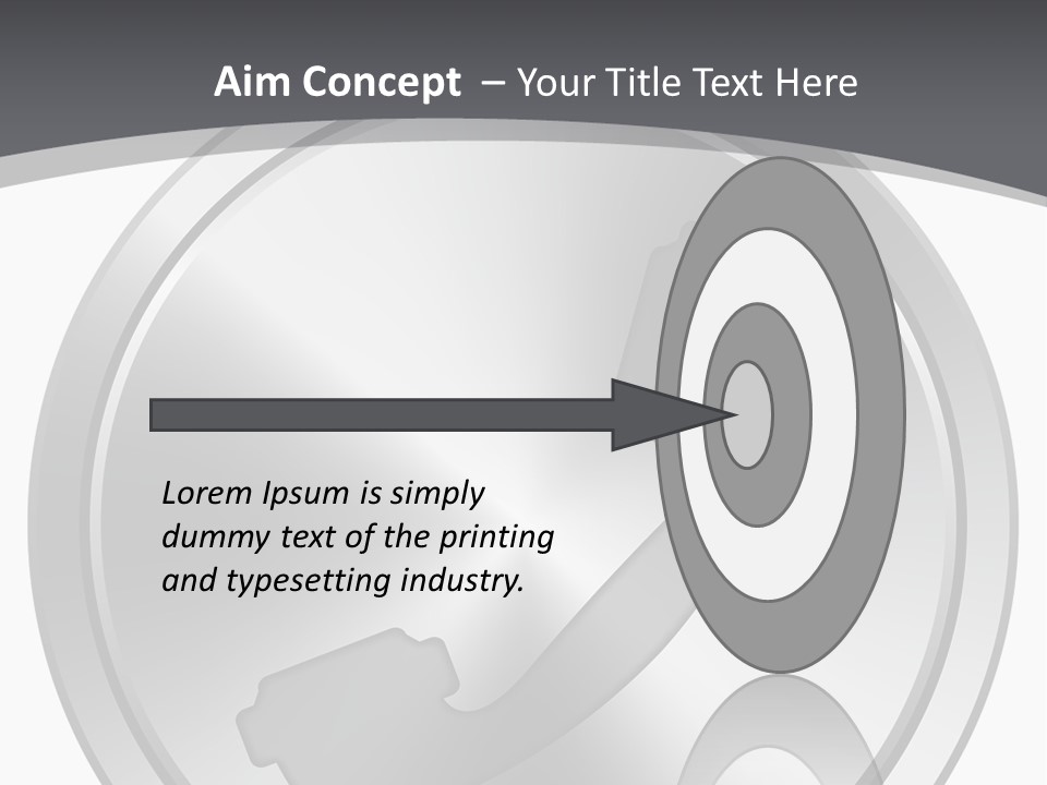 A Metal Button With A Phone On It PowerPoint Template