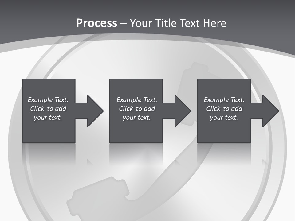 A Metal Button With A Phone On It PowerPoint Template