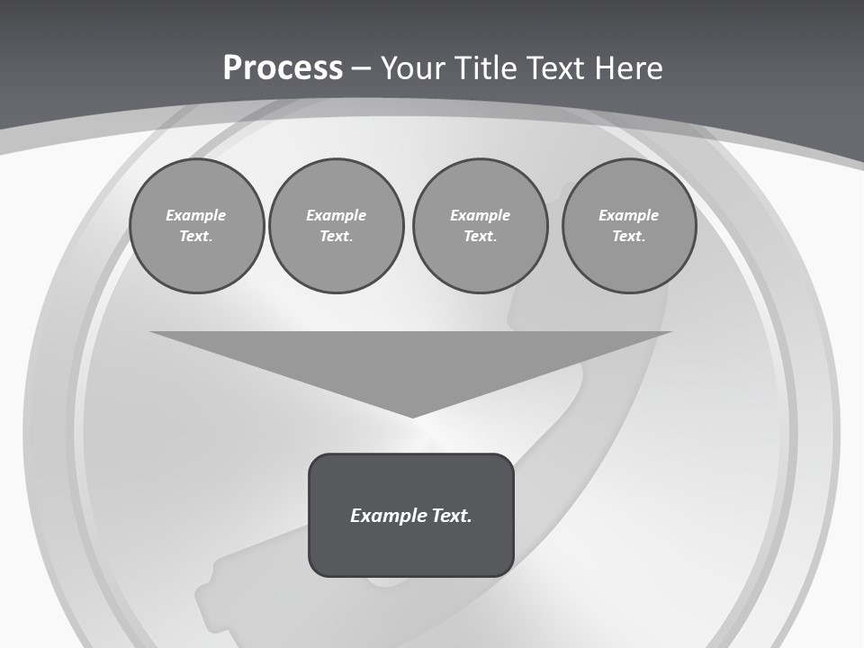 A Metal Button With A Phone On It PowerPoint Template