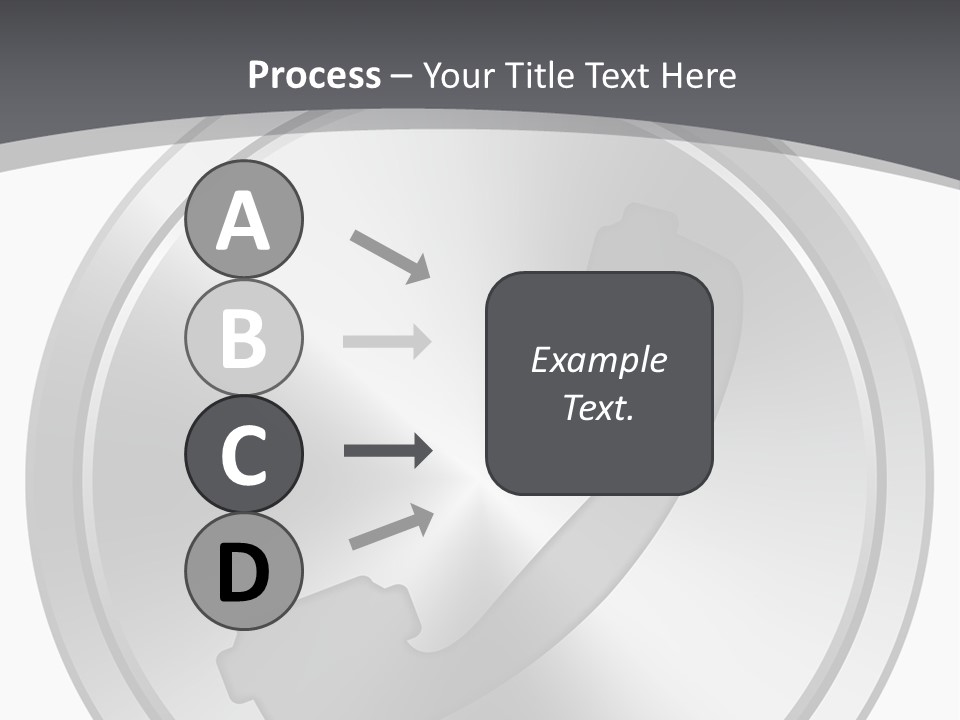 A Metal Button With A Phone On It PowerPoint Template