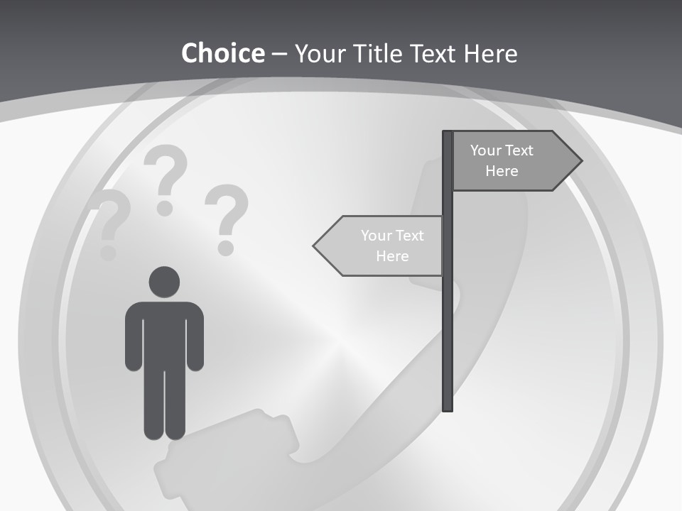 A Metal Button With A Phone On It PowerPoint Template