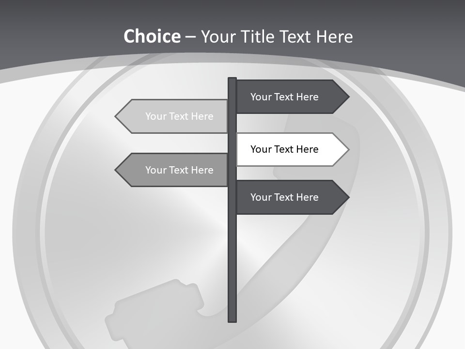 A Metal Button With A Phone On It PowerPoint Template