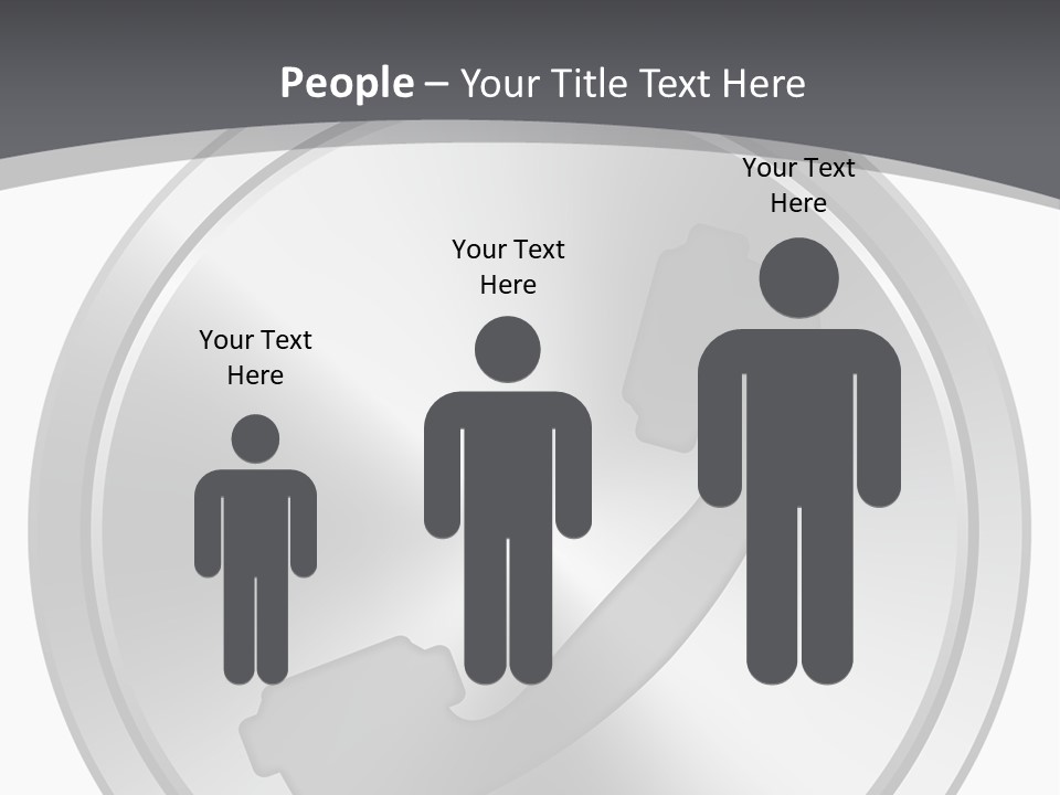 A Metal Button With A Phone On It PowerPoint Template