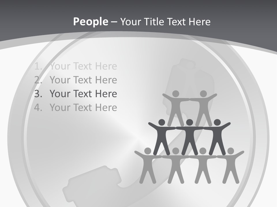 A Metal Button With A Phone On It PowerPoint Template