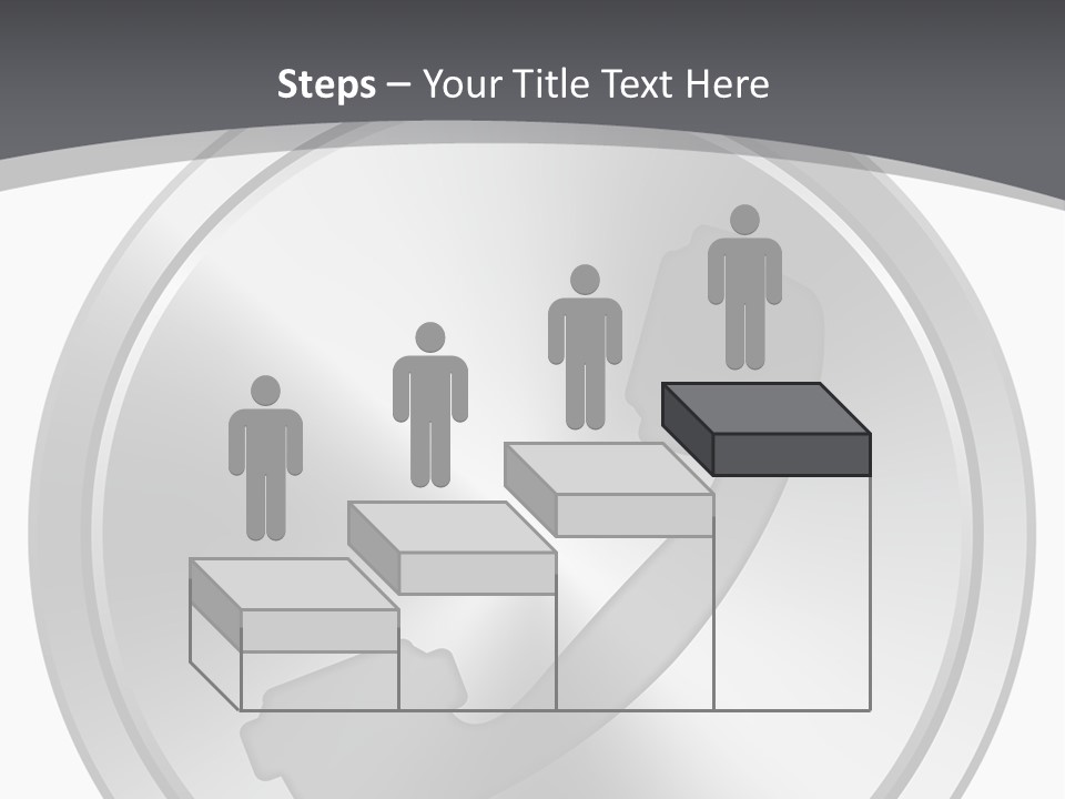 A Metal Button With A Phone On It PowerPoint Template