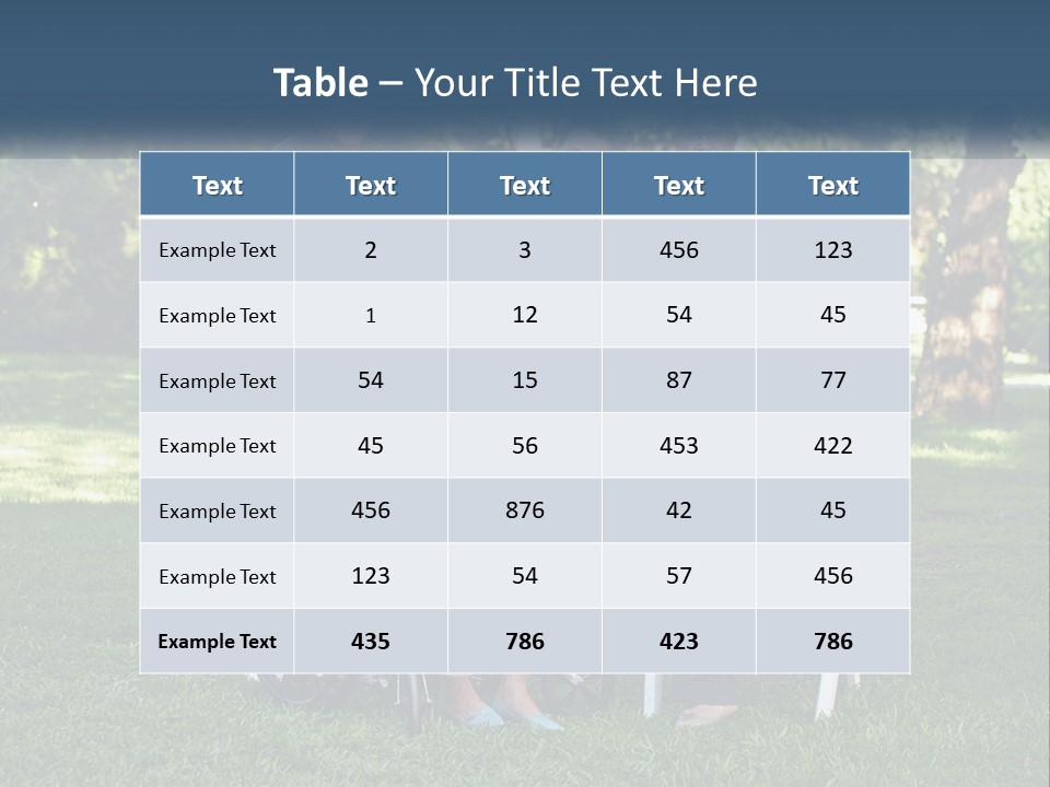 A Group Of People In A Park With A Wheel Chair PowerPoint Template