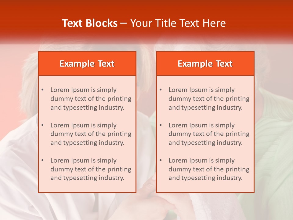 A Woman And An Older Woman Looking At A Cell Phone PowerPoint Template