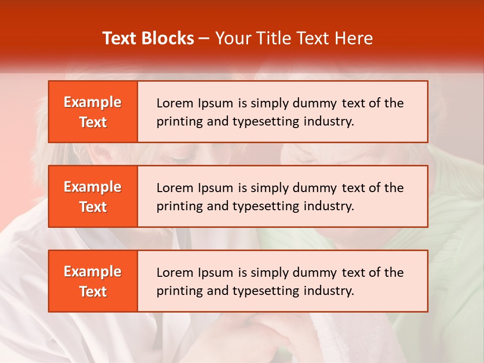 A Woman And An Older Woman Looking At A Cell Phone PowerPoint Template