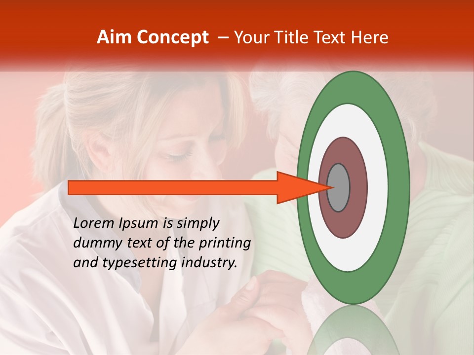 A Woman And An Older Woman Looking At A Cell Phone PowerPoint Template