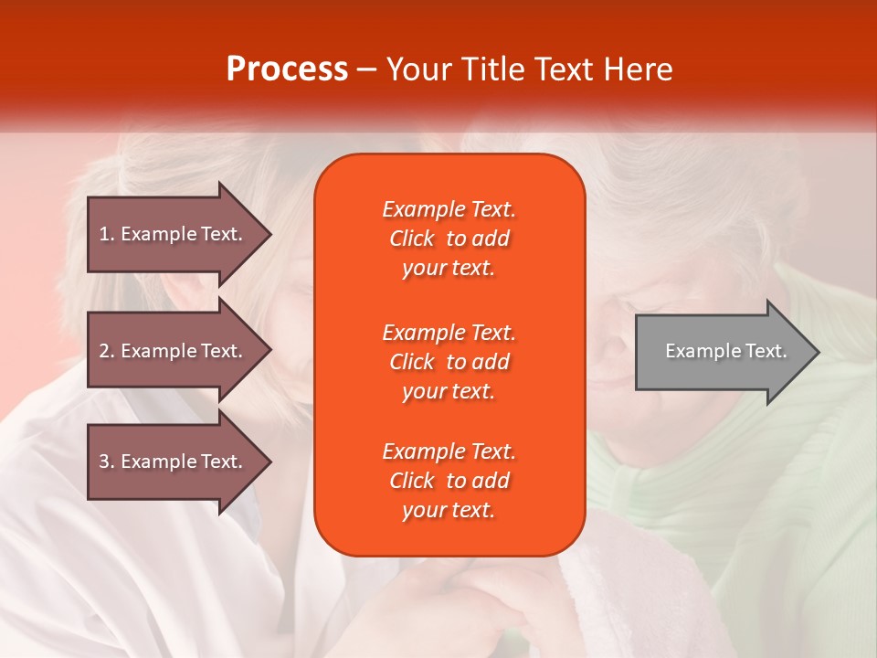 A Woman And An Older Woman Looking At A Cell Phone PowerPoint Template
