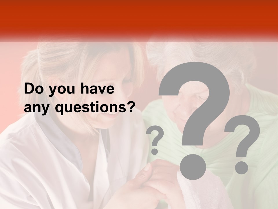 A Woman And An Older Woman Looking At A Cell Phone PowerPoint Template