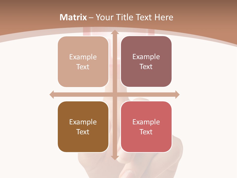 A Person Touching A Button With A Cross On It PowerPoint Template