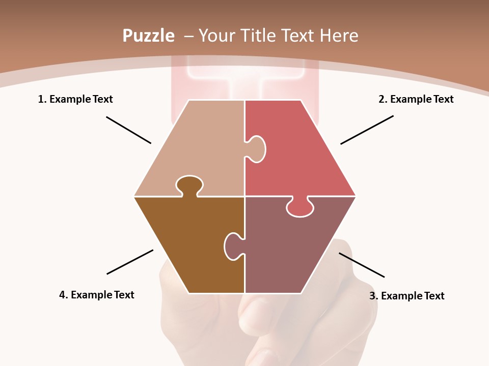 A Person Touching A Button With A Cross On It PowerPoint Template