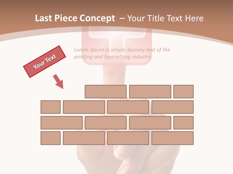 A Person Touching A Button With A Cross On It PowerPoint Template