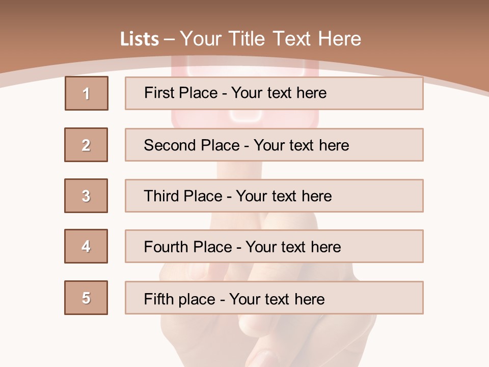 A Person Touching A Button With A Cross On It PowerPoint Template