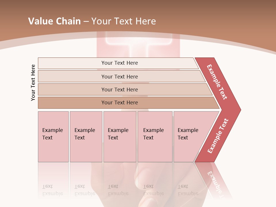 A Person Touching A Button With A Cross On It PowerPoint Template