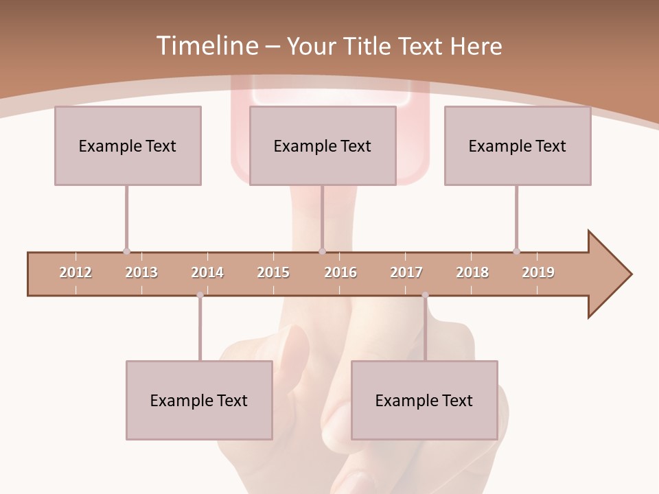 A Person Touching A Button With A Cross On It PowerPoint Template