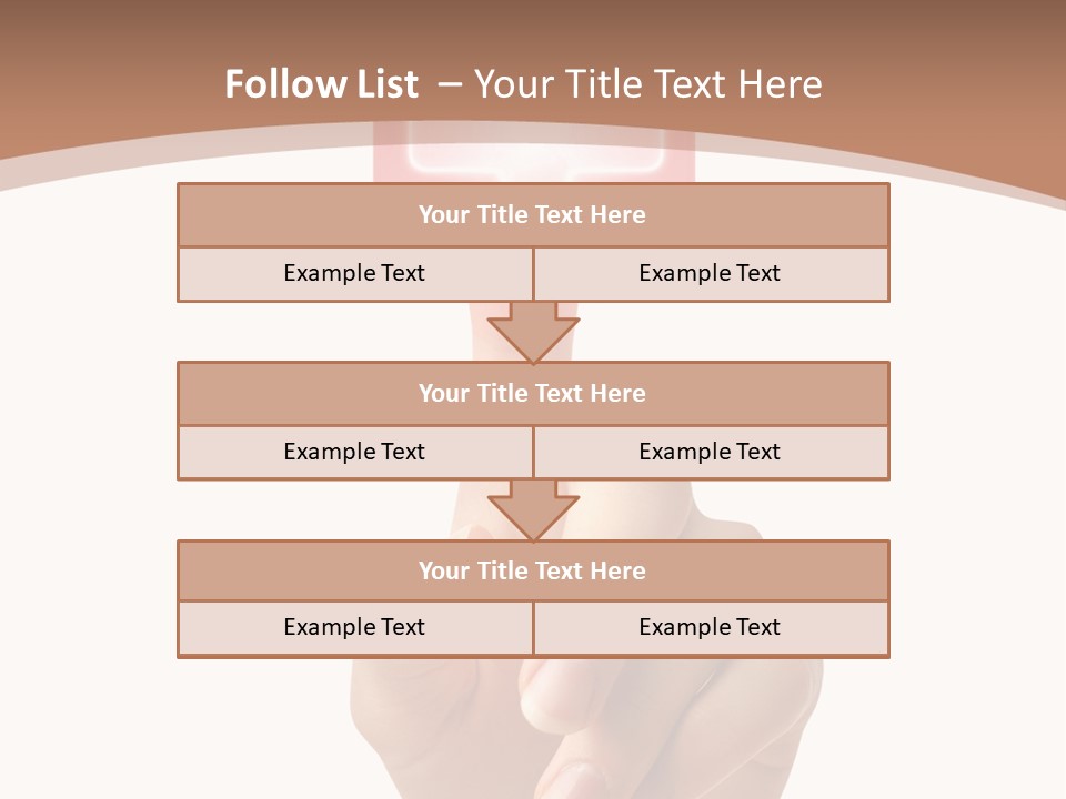 A Person Touching A Button With A Cross On It PowerPoint Template