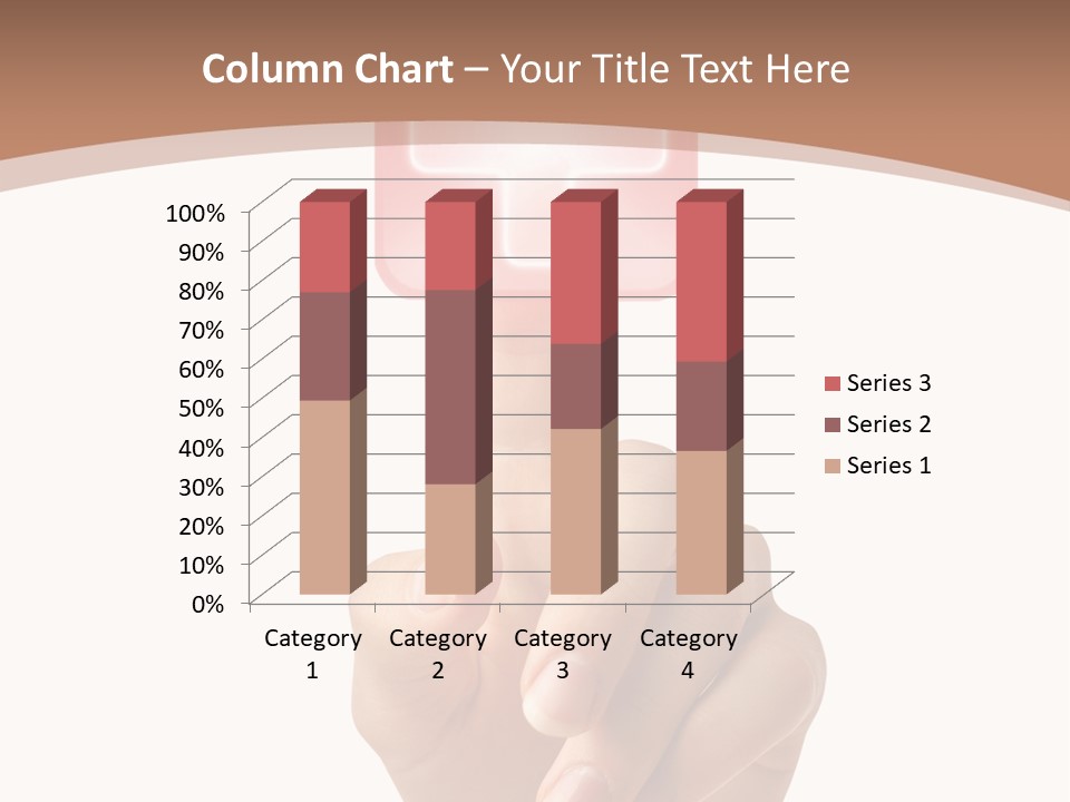 A Person Touching A Button With A Cross On It PowerPoint Template