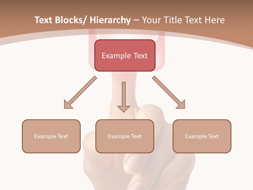 A Person Touching A Button With A Cross On It PowerPoint Template
