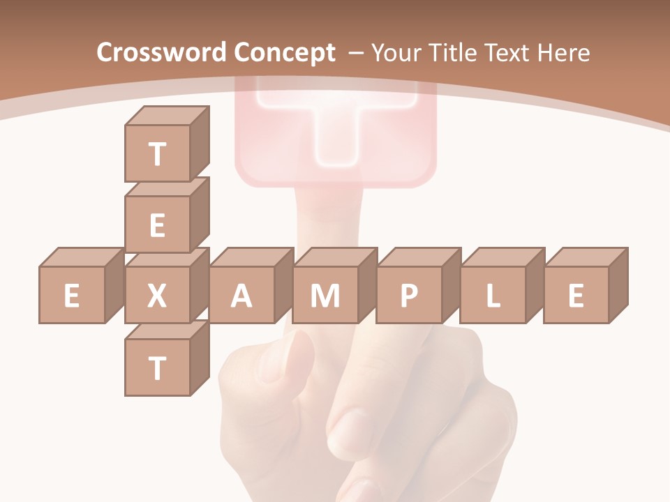 A Person Touching A Button With A Cross On It PowerPoint Template