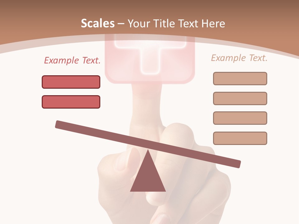 A Person Touching A Button With A Cross On It PowerPoint Template