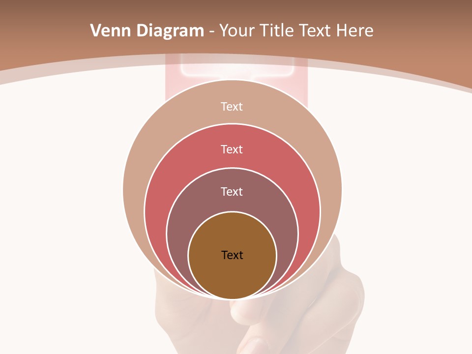 A Person Touching A Button With A Cross On It PowerPoint Template