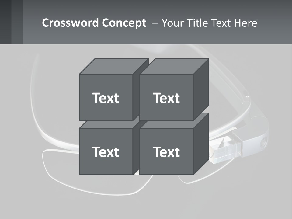 A Pair Of Glasses Sitting On Top Of A Table PowerPoint Template