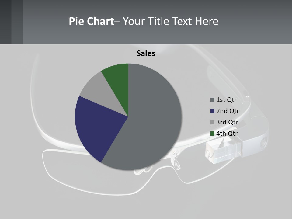 A Pair Of Glasses Sitting On Top Of A Table PowerPoint Template