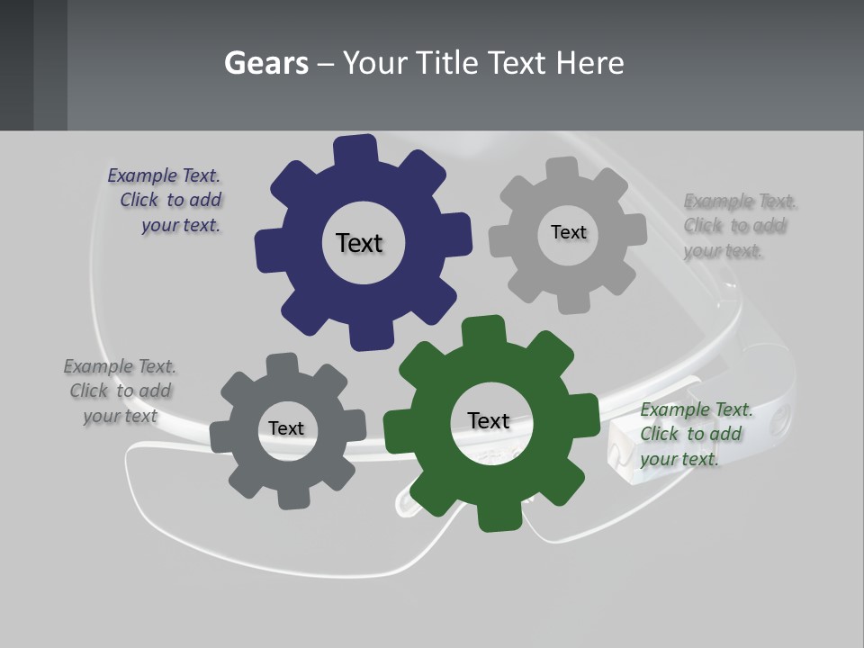 A Pair Of Glasses Sitting On Top Of A Table PowerPoint Template