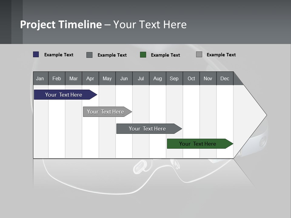 A Pair Of Glasses Sitting On Top Of A Table PowerPoint Template