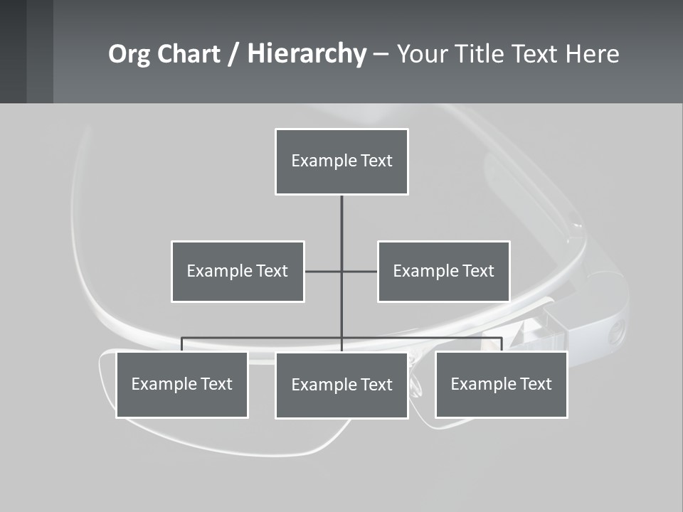 A Pair Of Glasses Sitting On Top Of A Table PowerPoint Template