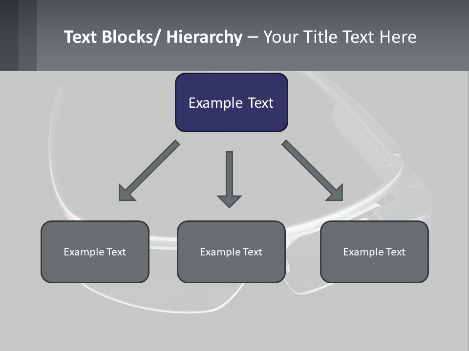 A Pair Of Glasses Sitting On Top Of A Table PowerPoint Template