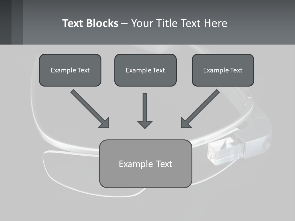 A Pair Of Glasses Sitting On Top Of A Table PowerPoint Template