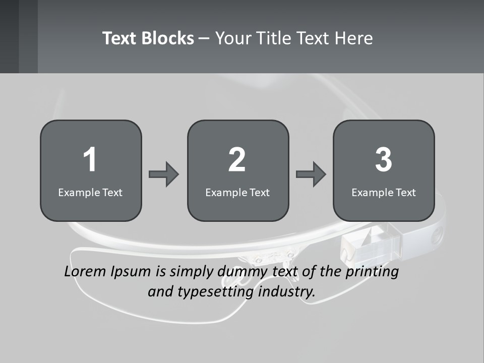 A Pair Of Glasses Sitting On Top Of A Table PowerPoint Template