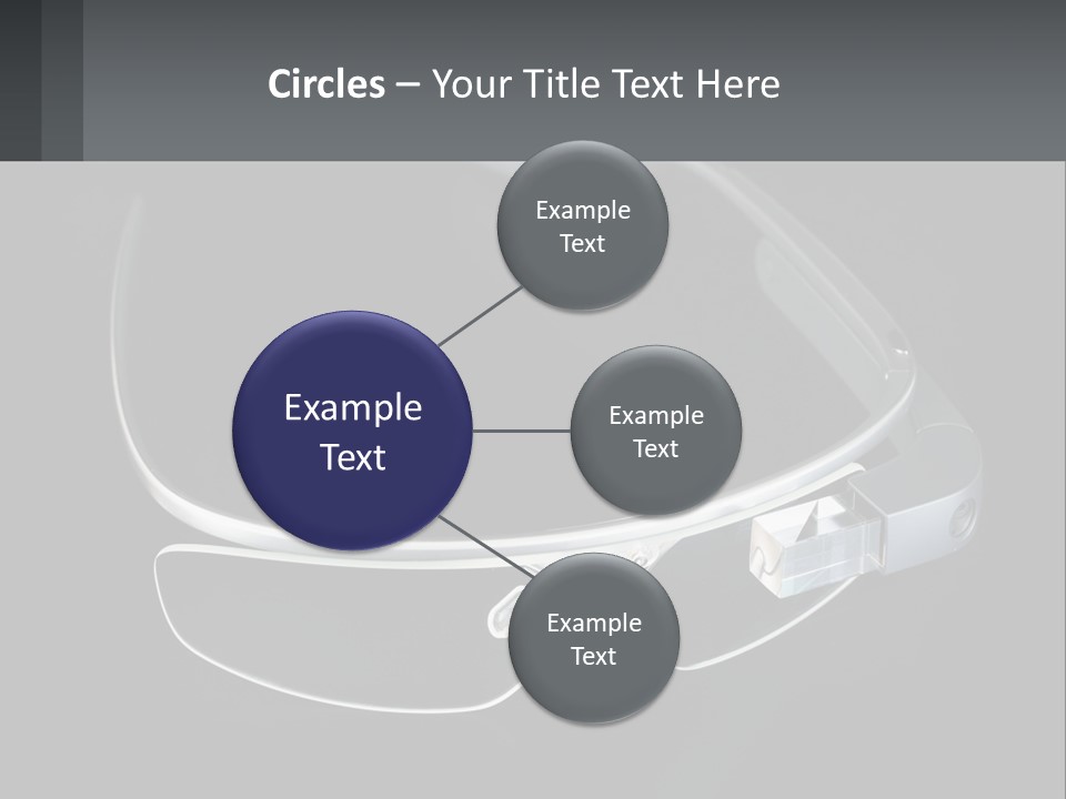 A Pair Of Glasses Sitting On Top Of A Table PowerPoint Template