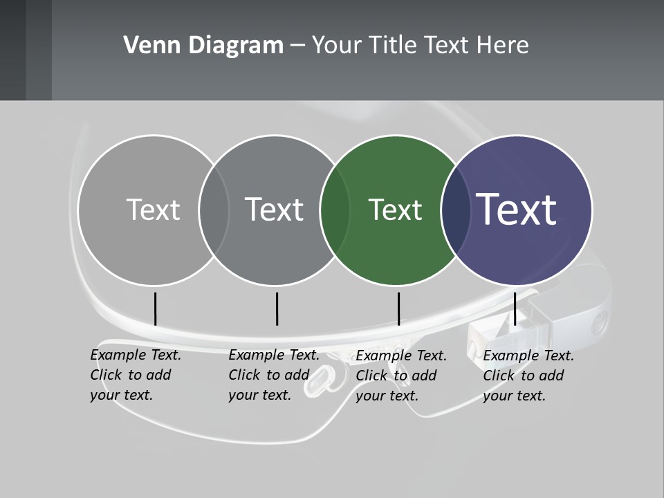A Pair Of Glasses Sitting On Top Of A Table PowerPoint Template