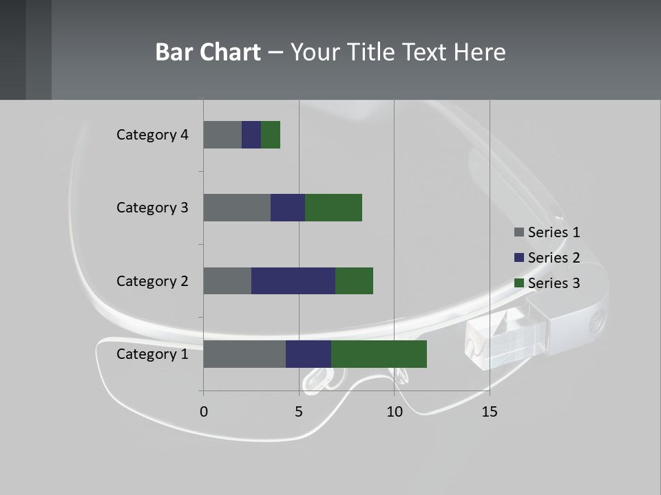 A Pair Of Glasses Sitting On Top Of A Table PowerPoint Template